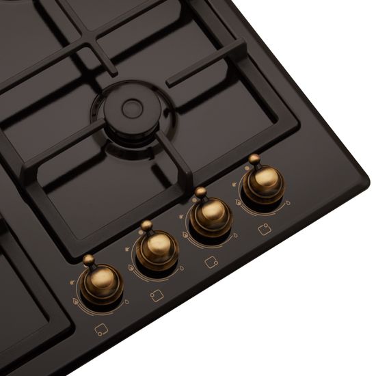 Газова варильна поверхня ELEYUS SILVA 60 BL+RB CF зображення 5