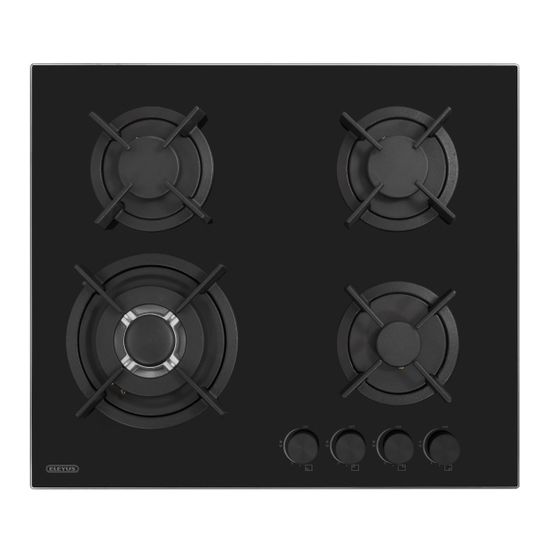 Газова варильна поверхня ELEYUS H0GBHG 60 BL CTF зображення 2