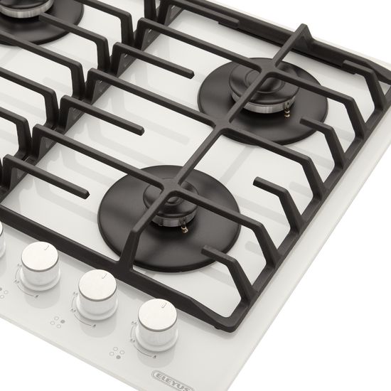 Газовая варочная поверхность ELEYUS IRIS 60 WH CF зображення 5