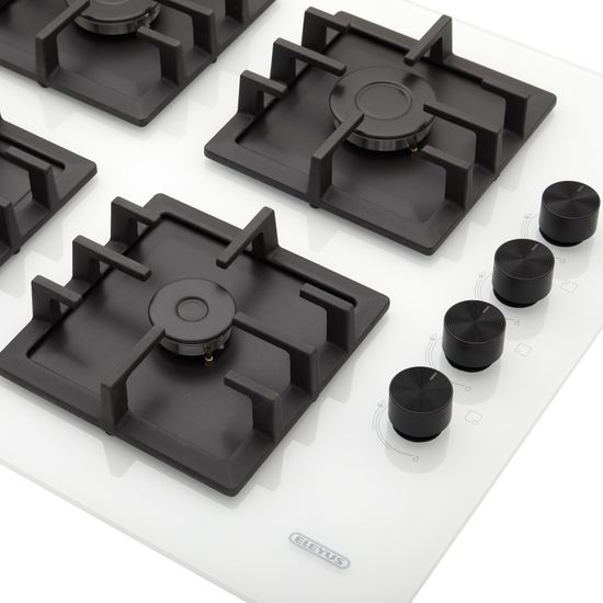 Газовая варочная поверхность ELEYUS IRMA 60 WH CWF зображення 5
