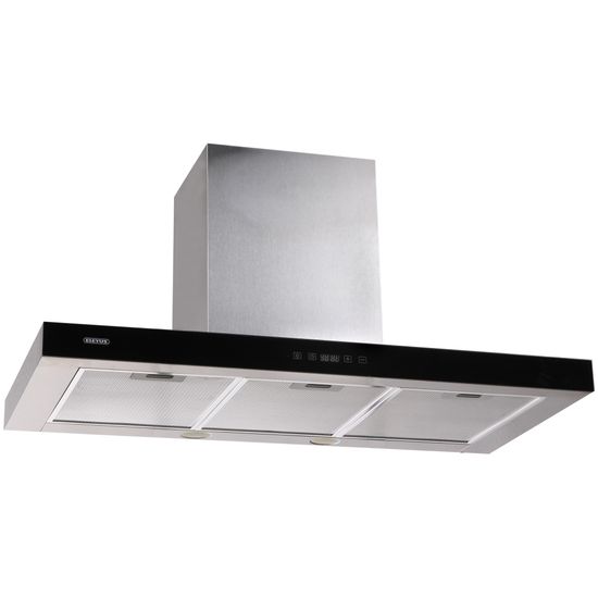 Вытяжка кухонная ELEYUS Stels 1200 LED SMD 90 IS+BL